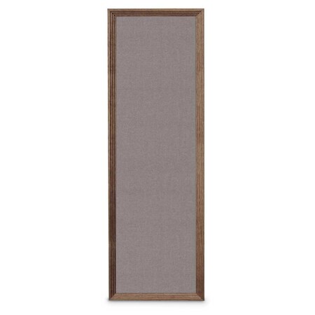 United Visual Products Slim Style Indoor Enclosed Corkboard, 24 UVRDS23SBH-BLACK-CORK